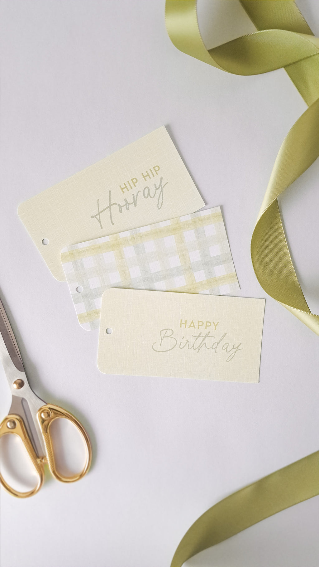 Mixed Green & Blue Gift Tags (Pack of 6)