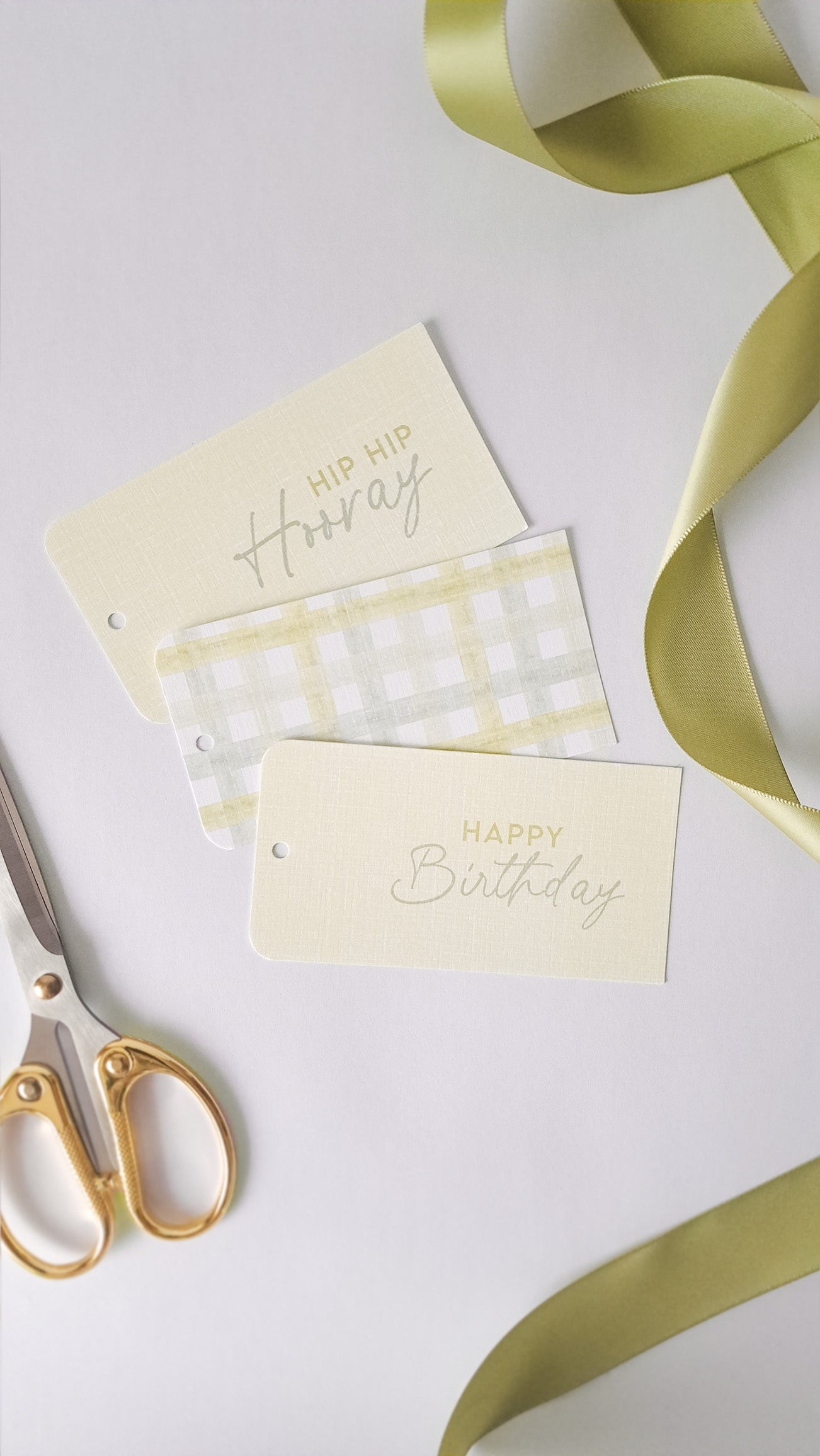 Mixed Green & Blue Gift Tags (Pack of 6)