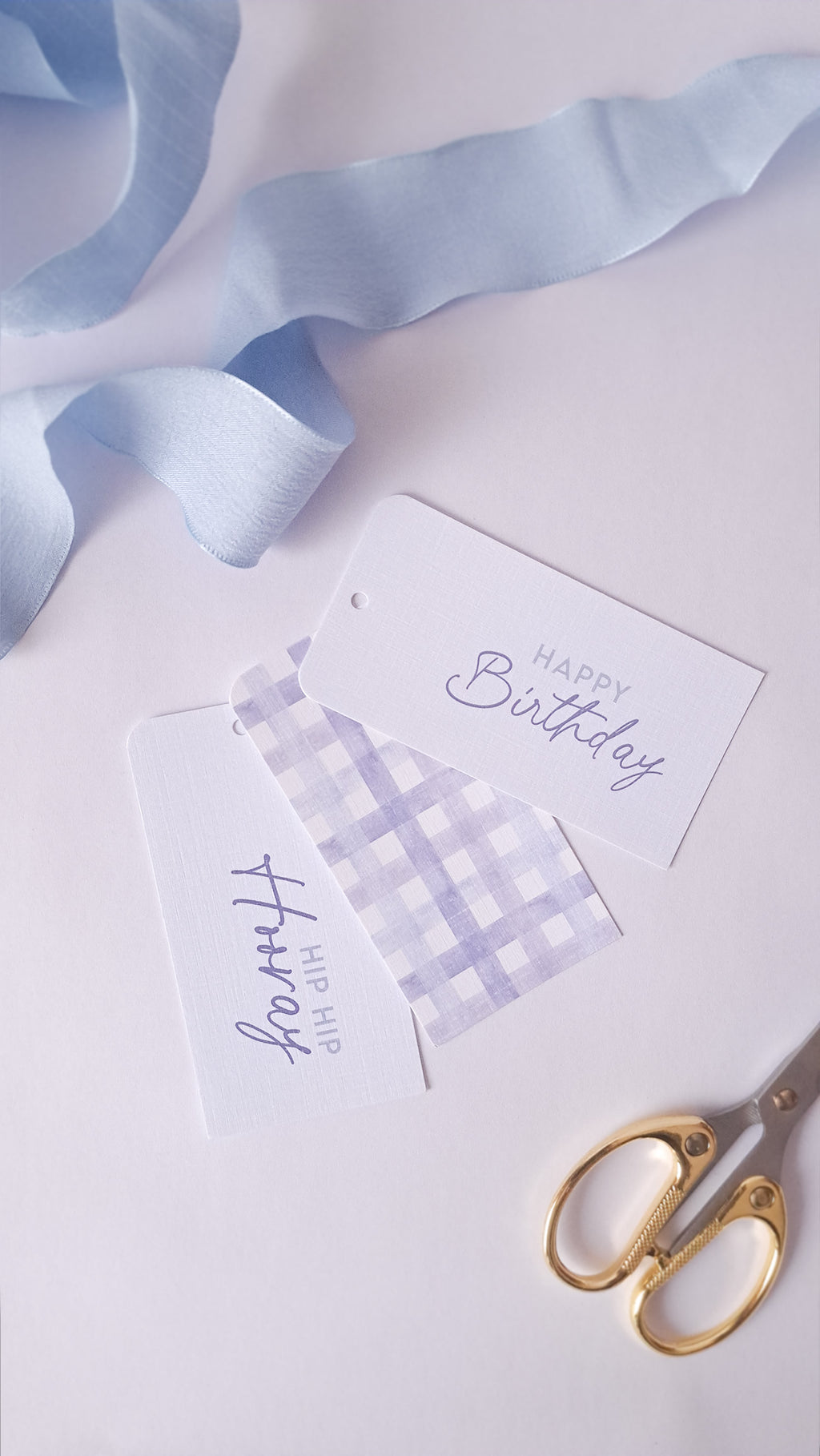 Mixed Green & Blue Gift Tags (Pack of 6)