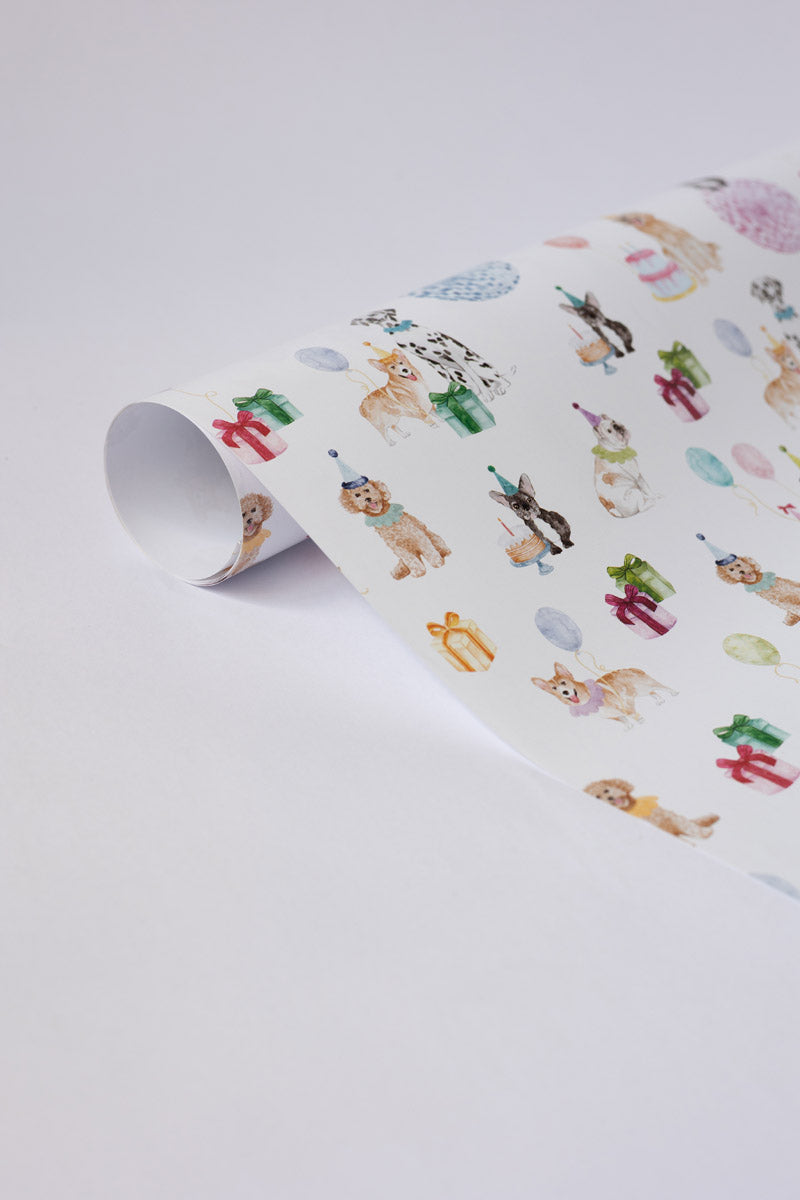 Party Pups  - wrapping paper
