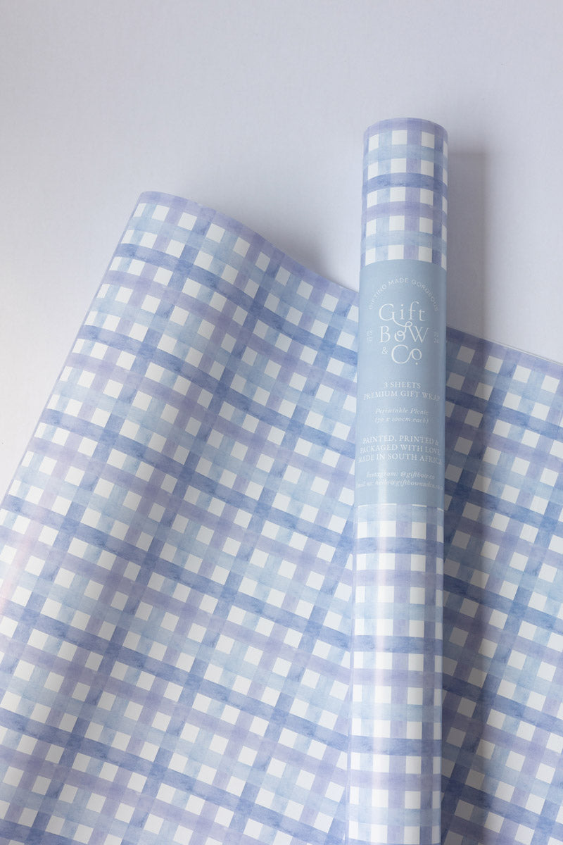 Periwinkle Picnic - wrapping paper