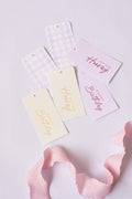 Mixed Pink & Yellow Gift Tags (Pack of 6)